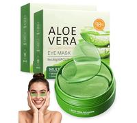 Asheyya 120Pcs Under Eye Gel Patches, Aloe Vera Puffy Eyes Masks Skincare for Dark Circles Eye Bags, Anti Wrinkle, Hydrating