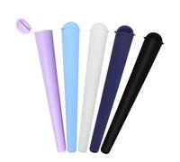 Asheyya 25 Pcs Joint Holder, 120mm Smell Proof Tube with Attached Cap for Storage Pre-Rolled & Reduce Odour