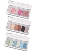 Asheyya 3 Pack 18 Colour Eyeshadow Palettes Set for Women, Eye Shadows with Highly Pigmented Navy Blue, Pink, Brown Colours for Party or Daily Use
