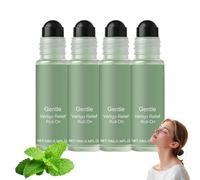 Asheyya 4 Pcs Vertigo Relief Roll On, Dizziness Ease Roller for Daily Care