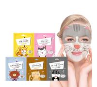 Asheyya 5 Pcs Face Masks for Girls, Face Masks Pamper for All Skin Types