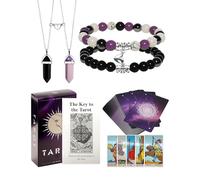 Asheyya 78 Classic Tarot Cards Deck, 4.72" X 2.75" Tarots Card Decks for Beginners Future Telling Cards Game