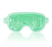 Asheyya Cooling Eye Mask, Reusable Gel Beads Ice Eye Mask for Dry Eyes & Swollen Eyes (Green)