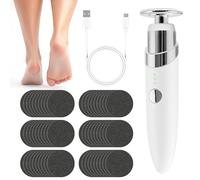Asheyya Electric Foot Files for Hard Skin, Feet Hard Skin Callus Remover with 60 Pcs Sandpaper