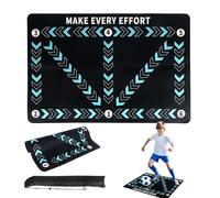 Asheyya Football Training Mat, 60 X 90cm Child Anti Skid Carpet Soccer Football Mastery Mat Auxiliary Props
