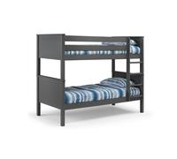 Ashfield Classic Anthracite Bunk Bed 2 x 3ft (90cm) - Grey - 995 - Wooden