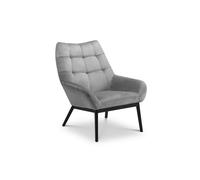 Ashfield Grey Tufted Velvet Chair Ashfield Grey