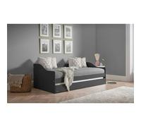 Ashfield Premier Anthracite Day Bed Single 3ft (90cm) + Pull Out Bed (Guest Bed) - Grey - 1940 - Wooden