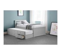 Ashfield Premier Light Grey Day Bed Single 3ft (90cm) + Pull Out Bed (Guest Bed) - Grey - 2020 - Wooden