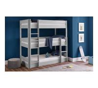 Ashfield Premium Dove Grey Triple Bunk Bed