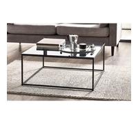 Ashfield Premium Smoked Glass Square Coffee Table