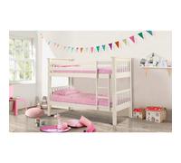 Ashfield Premium Stone White Finish Shaker Style Bunk Bed 2 X 3Ft (90Cm)