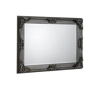Ashfield Rococo Pewter Rectangular Wall Mirror