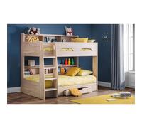 Ashfield Sonoma Oak Book Case Bunk Bed in Light Oak | Size: Single Ashfield Light Oak Single