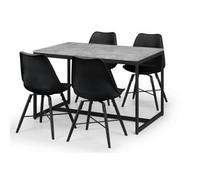 Ashfield Staten Bench & Kari Grey Dining Set