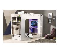 Ashfield White Gaming Heaven Bunk Bed 3Ft (90Cm)