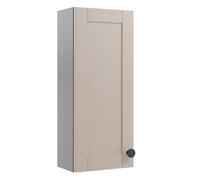 Ashford Matt Cashmere Fitted Bathroom Single Wall Cabinet (H)72Cm (W)30Cm