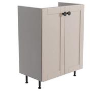 Ashford Matt Cashmere Shaker Freestanding Fitted Base Unit (W)600mm (H)820mm