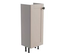 Ashford Matt Cashmere Shaker Freestanding Fitted Bathroom Slim Base Cabinet (W)300mm (H)820mm