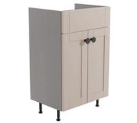 Ashford Matt Cashmere Shaker Freestanding Fitted Bathroom Vanity Base Unit (W)500mm (H)820mm