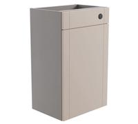 Ashford Matt Cashmere Shaker Freestanding Toilet Cabinet (W)500mm (H)820mm