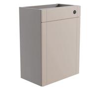 Ashford Matt Cashmere Shaker Freestanding Toilet Cabinet (W)600mm (H)820mm