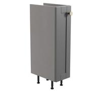 Ashford Matt Dusty Grey Shaker Freestanding Bathroom & Wet Room Base Unit (W)195mm (H)820mm