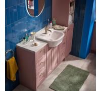 Ashford Matt Dusty Pink Freestanding Vanity Unit (W)495mm (H)820mm