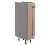 Ashford Matt Dusty Pink Shaker Freestanding Bathroom & Wet Room Base Unit (W)195mm (H)820mm