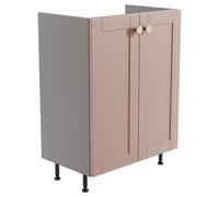 Ashford Matt Dusty Pink Shaker Freestanding Bathroom & Wet Room Base Unit (W)595mm (H)820mm