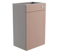 Ashford Matt Dusty Pink Shaker Freestanding Toilet Cabinet (W)495mm (H)820mm