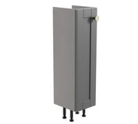 Ashford Matt Grey Freestanding Single Bathroom Cabinet (H) 820mm (W) 200mm (D) 24.5Cm