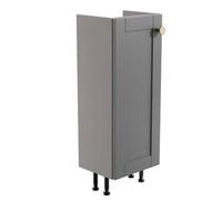 Ashford Matt Grey Freestanding Single Bathroom Cabinet (H) 820mm (W) 300mm (D) 24.5Cm