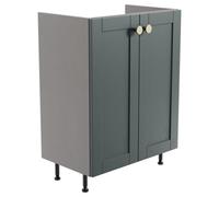 Ashford Matt Kombu Green Shaker Freestanding Bathroom & Wet Room Base Unit (W)595mm (H)820mm