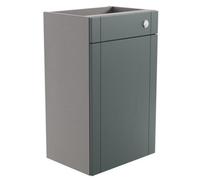 Ashford Matt Kombu Green Shaker Freestanding Toilet Cabinet (H)820mm (W)495mm