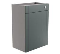 Ashford Matt Kombu Green Shaker Freestanding Toilet Cabinet (H)820mm (W)595mm