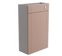 Ashford Matt Pink Contemporary Freestanding Slimline Toilet Cabinet (H)820mm X (W)500mm