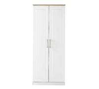 Ashford Ready Assembled 2 Door Wardrobe White/oak