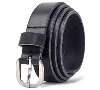 Ashford Ridge 25mm Full Grain Leather Belt - Black - 5XL