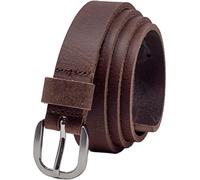 Ashford Ridge 25mm Full Grain Leather Belt - Vintage Brown - XL