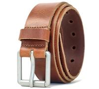 Ashford Ridge 38mm Full Grain Leather Roller Buckle Belt - London Tan - XL