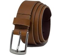 Ashford Ridge Made in England 34mm Full Grain Leather Belt with Classic Buckle - Tan Medium