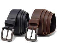 Ashford Ridge Made in England 34mm Full Hide Leather Belts Gift Set - 2XL