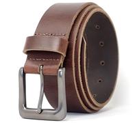 Ashford Ridge Made in England 38mm Full Hide Leather Belt - Antique Brown XL