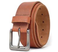 Ashford Ridge Made in England 38mm Full Hide Leather Belt - Tan 3XL
