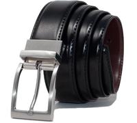 Ashford Ridge Mens 34mm Reversible Black/Brown Trouser Belt - XL