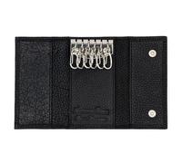 Ashford Ridge Real Leather Key Case Holder Wallet for Men and Women - Black