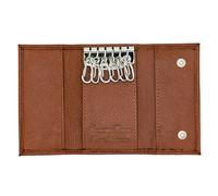 Ashford Ridge Real Leather Key Case Holder Wallet for Men and Women - Tan