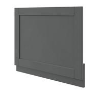 Ashford Shaker Matt Grey Rectangular End Bath Panel (H)51Cm (W)70Cm