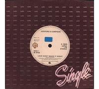 Ashford & Simpson - LOVE DON'T MAKE IT RIGHT 7 INCH (7" VINYL 45) UK WARNER BROS 1980